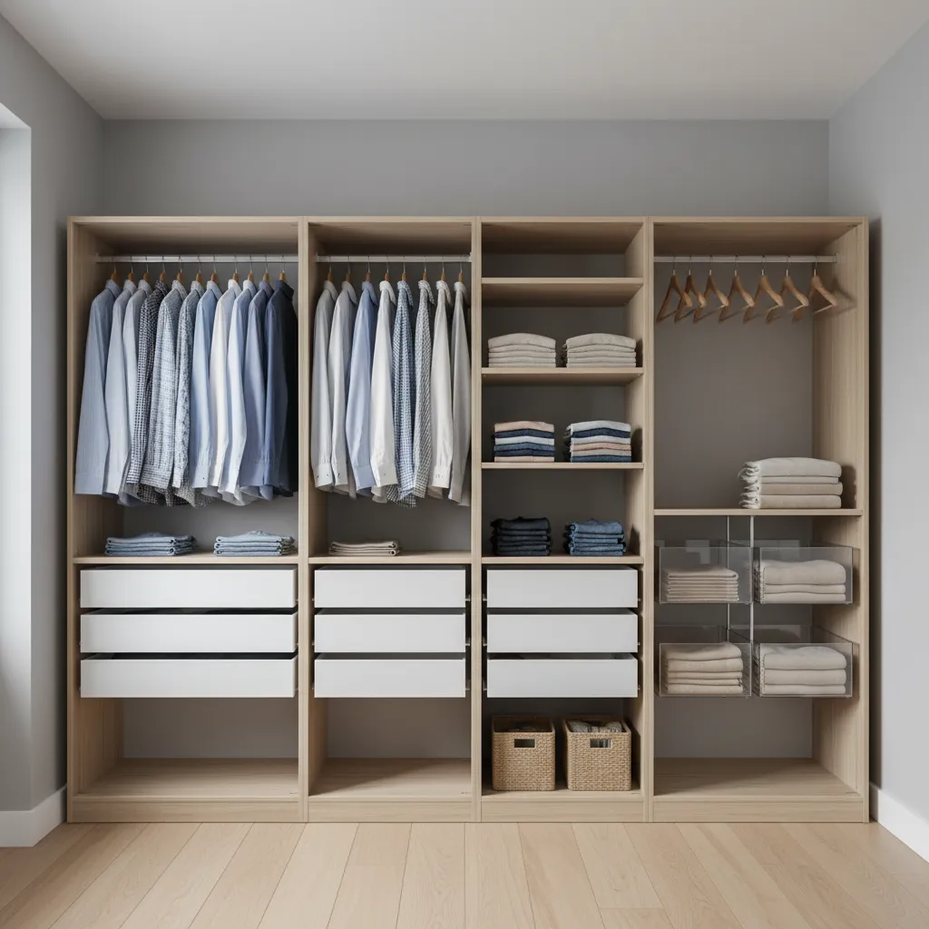 Cómo diseñar interiores de armarios IKEA