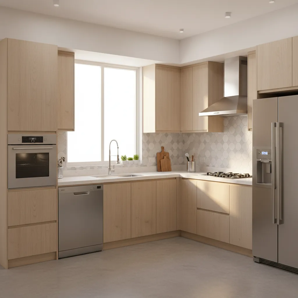 Indian Modular Kitchen Designs for Small Kitchens (Photos & Smart Layout Ideas): Real design strategies and photo ideas to make tiny Indian kitchens feel bigger, brighter, and far more functional.