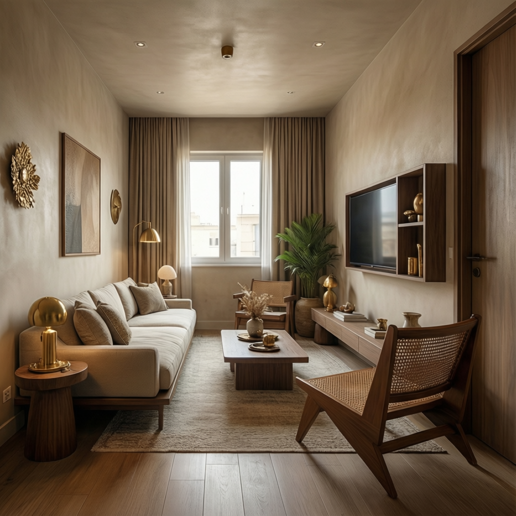 View of Optimize a Small Living Room Layout Without Remodeling