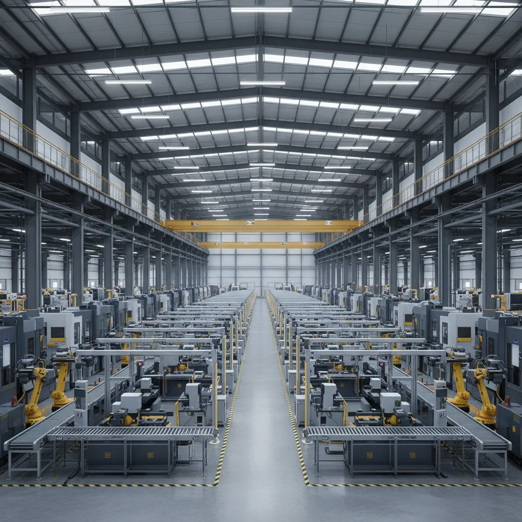 mặt bằng tổng thể nhà xưởng công nghiệp hiện đại