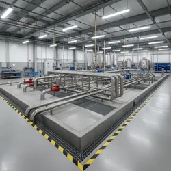 Safety and Spill Containment Strategies in Floor Piping Layout Design