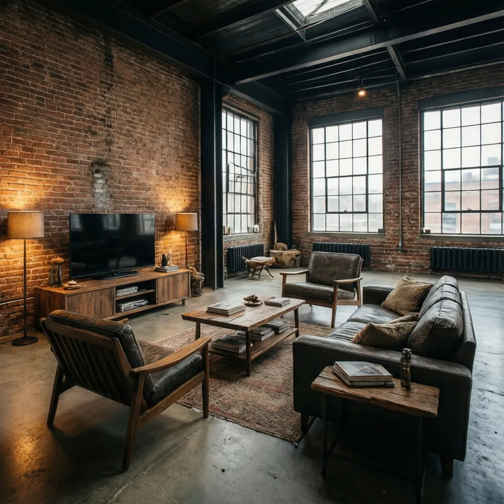 Estilo industrial: diseño de interiores moderno y funcional