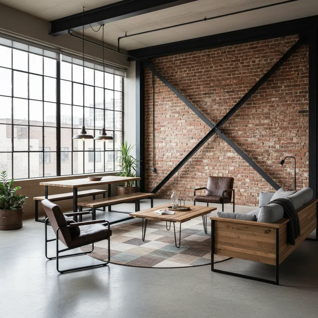 Decoración de interiores estilo industrial: guía práctica