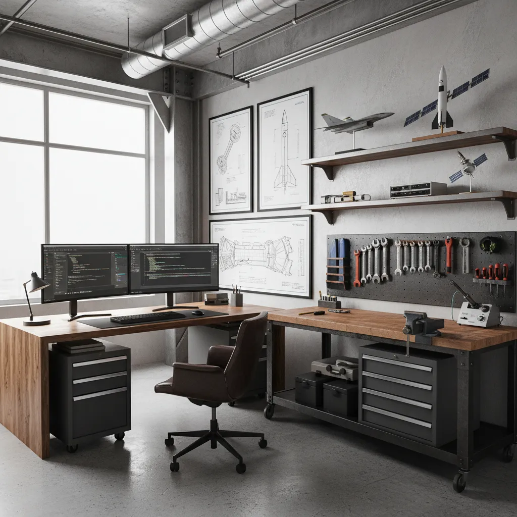 Industry-Inspired Engineering Workspace Decor Ideas