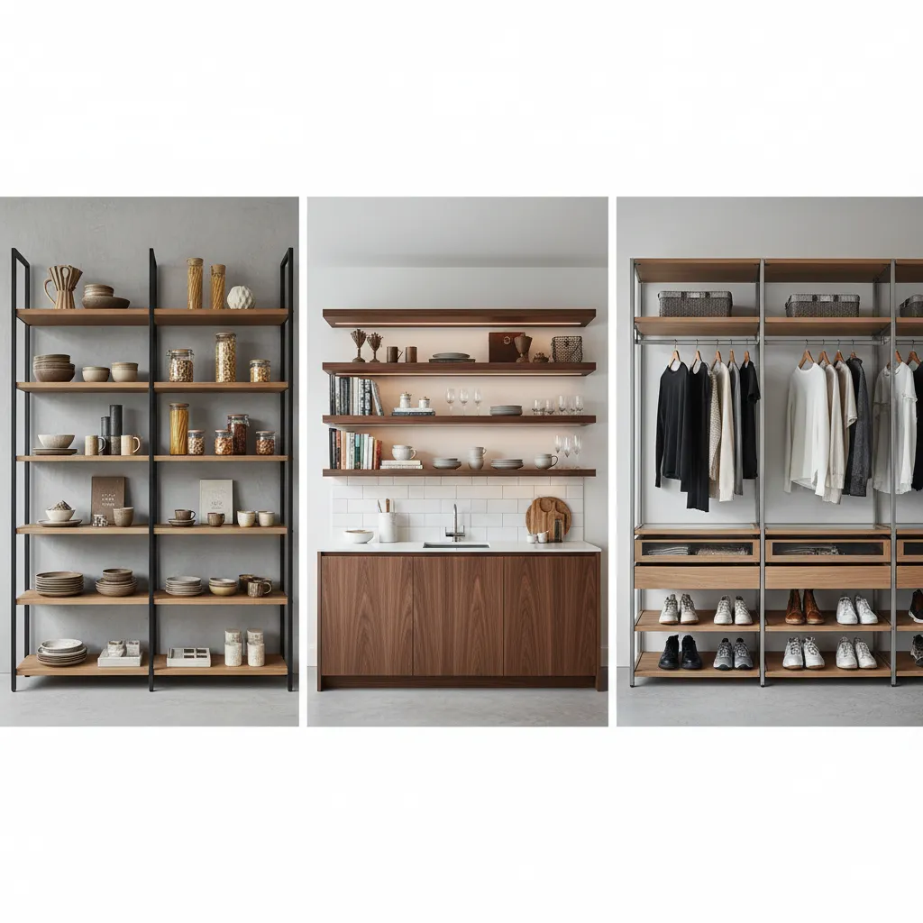 How Retail Kitchen and Closet Industries Design Shelving Layouts