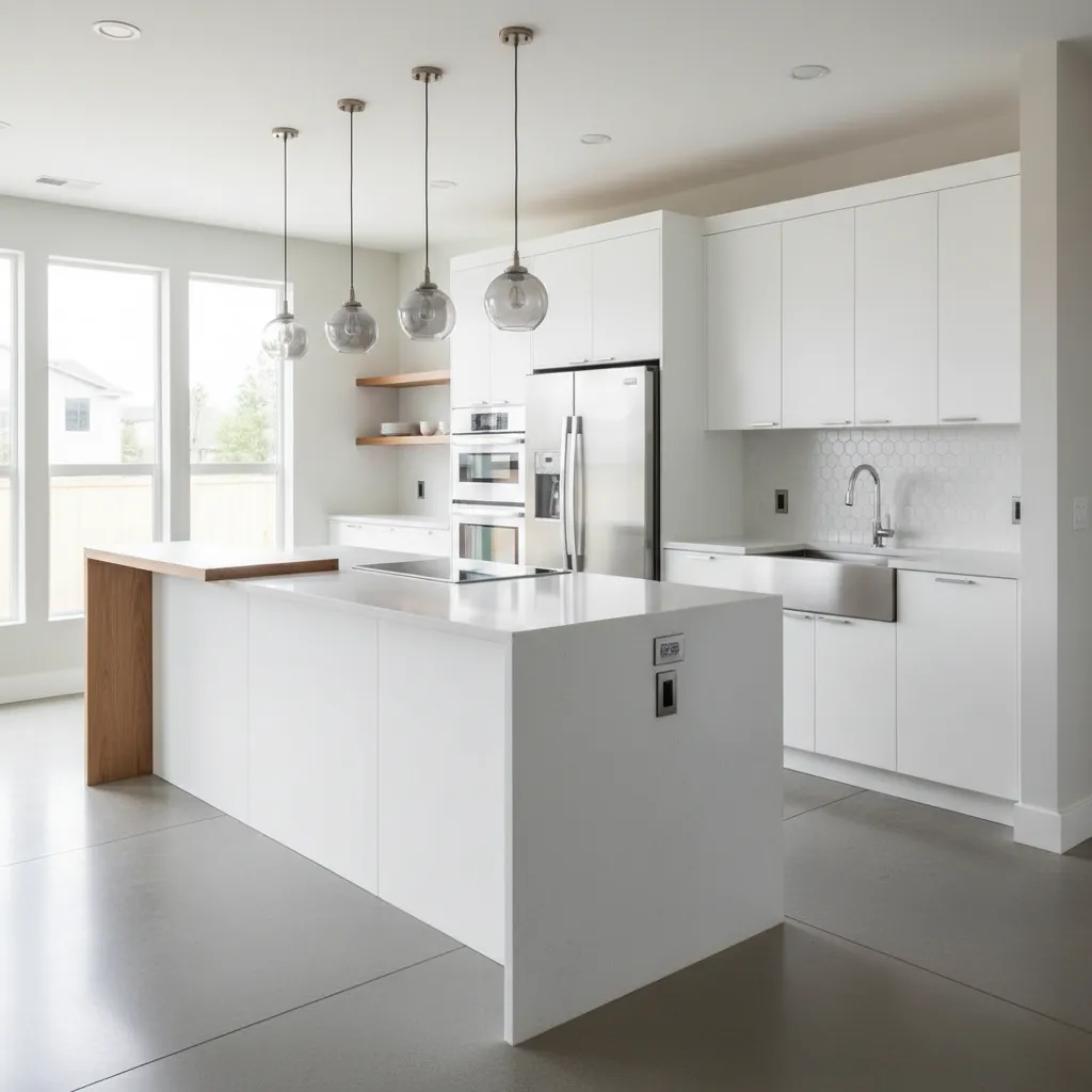 Contoh instalasi listrik pada area dapur rumah