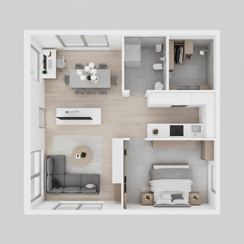 Diseño arquitectura de pisos interior: guía práctica
