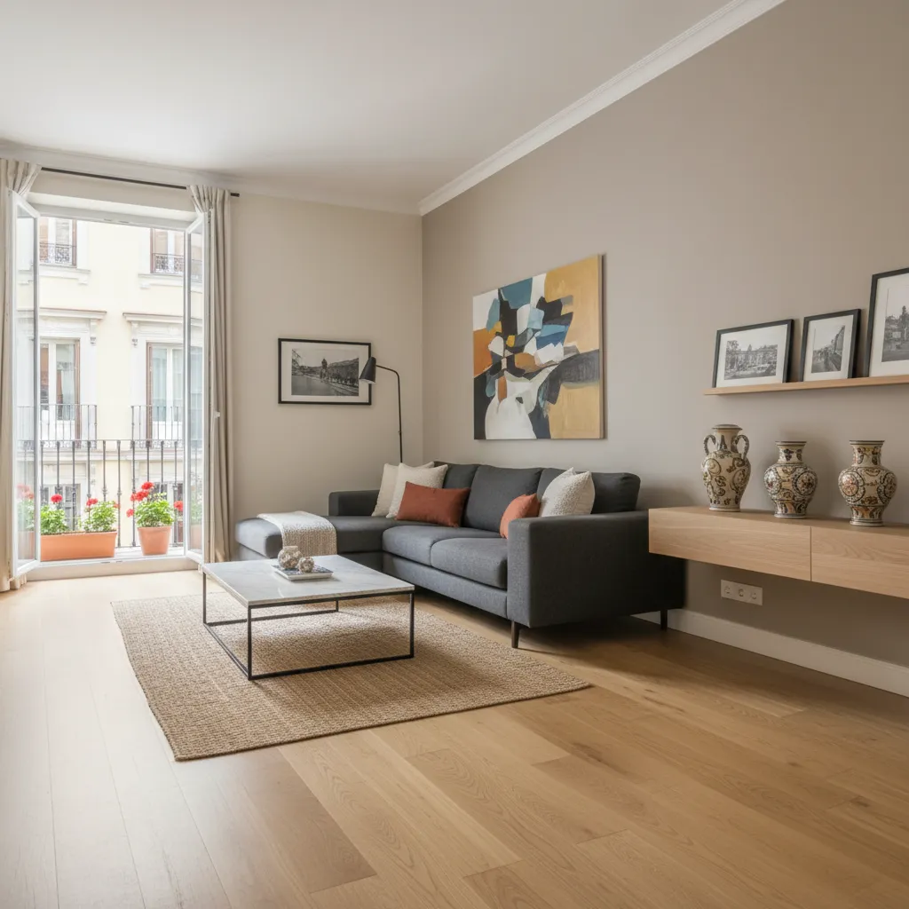 Apartamento madrileño con diseño interior contemporáneo