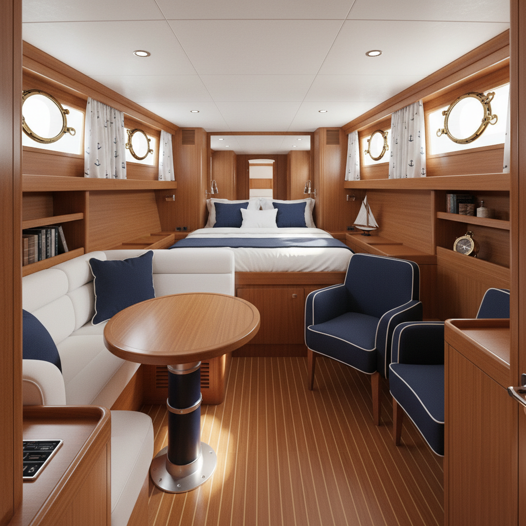 Cómo decorar el interior de un barco