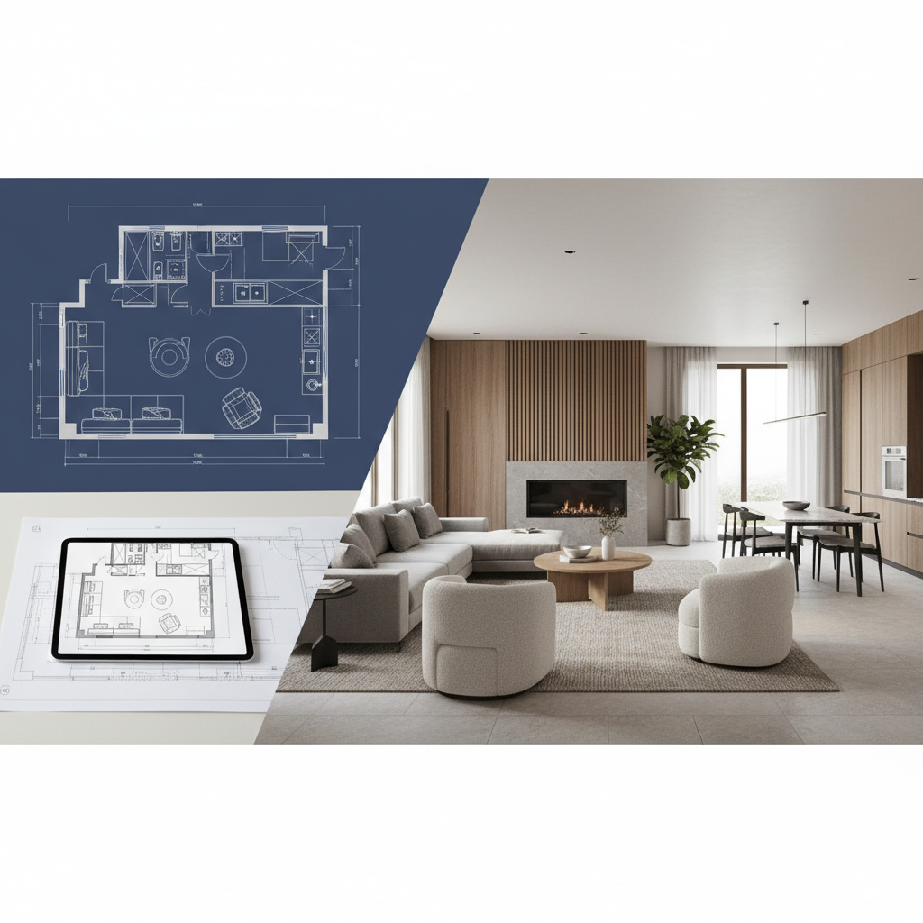 Aplicación de IA para diseño de interiores