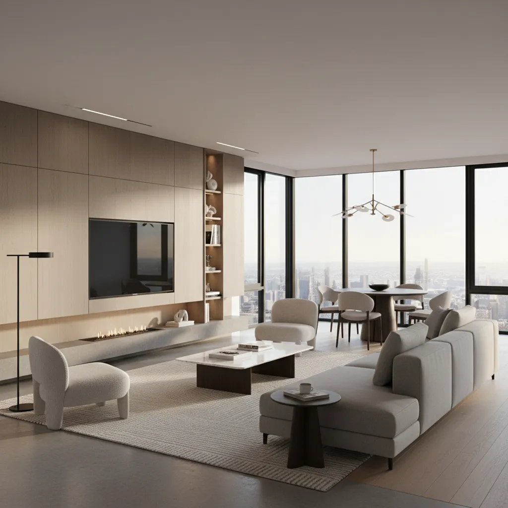 proyecto de interiorismo de un apartamento moderno