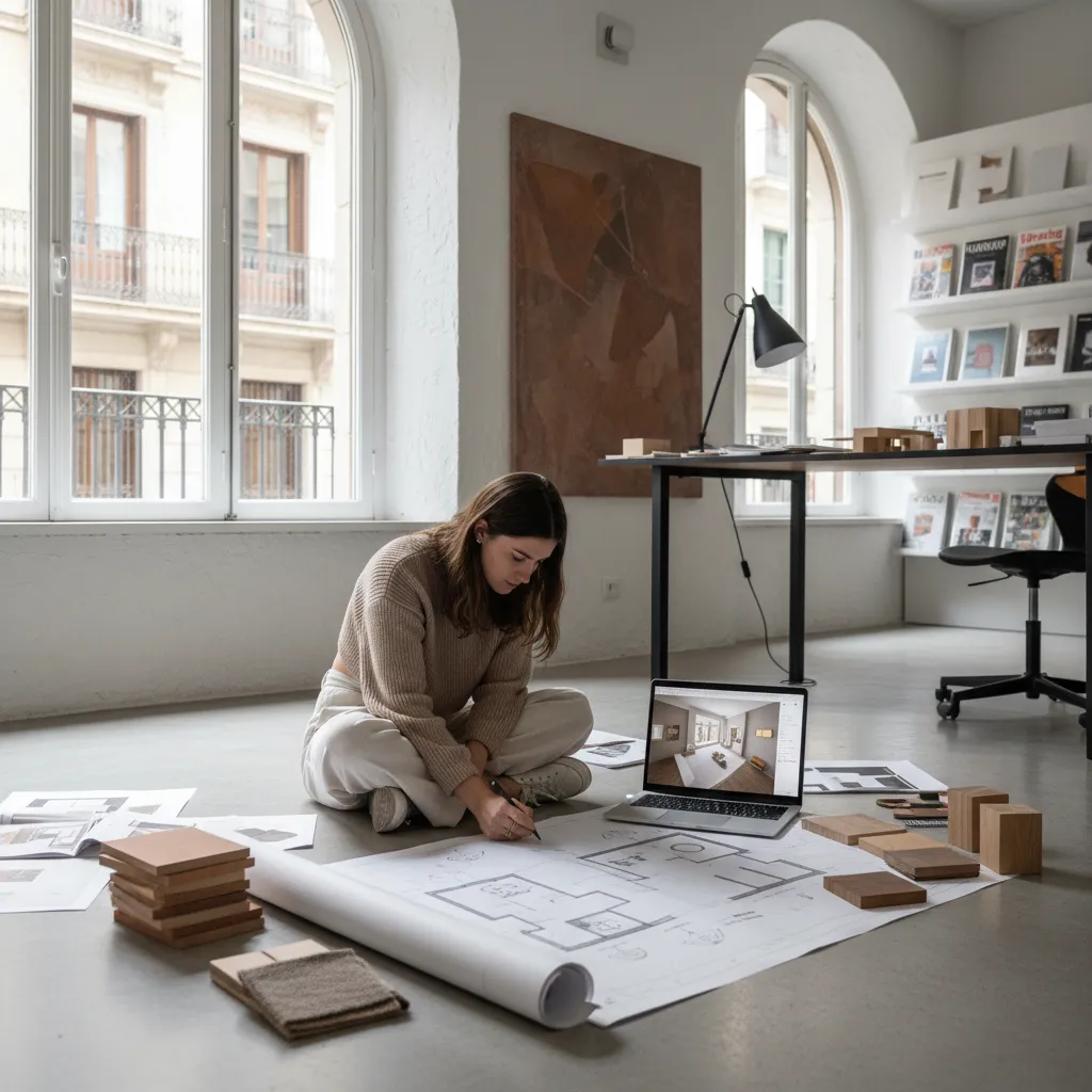Carrera de diseñadora de interiores en BCN