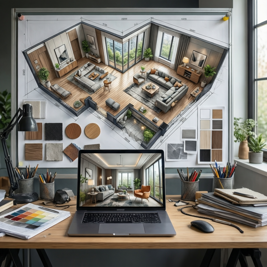 Curso de diseño de interiores en español: guía completa