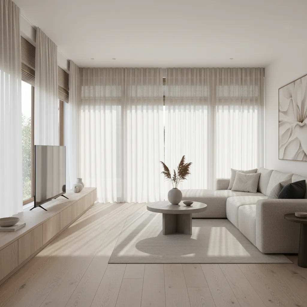 Diseño de interiores: persianas y cortinas