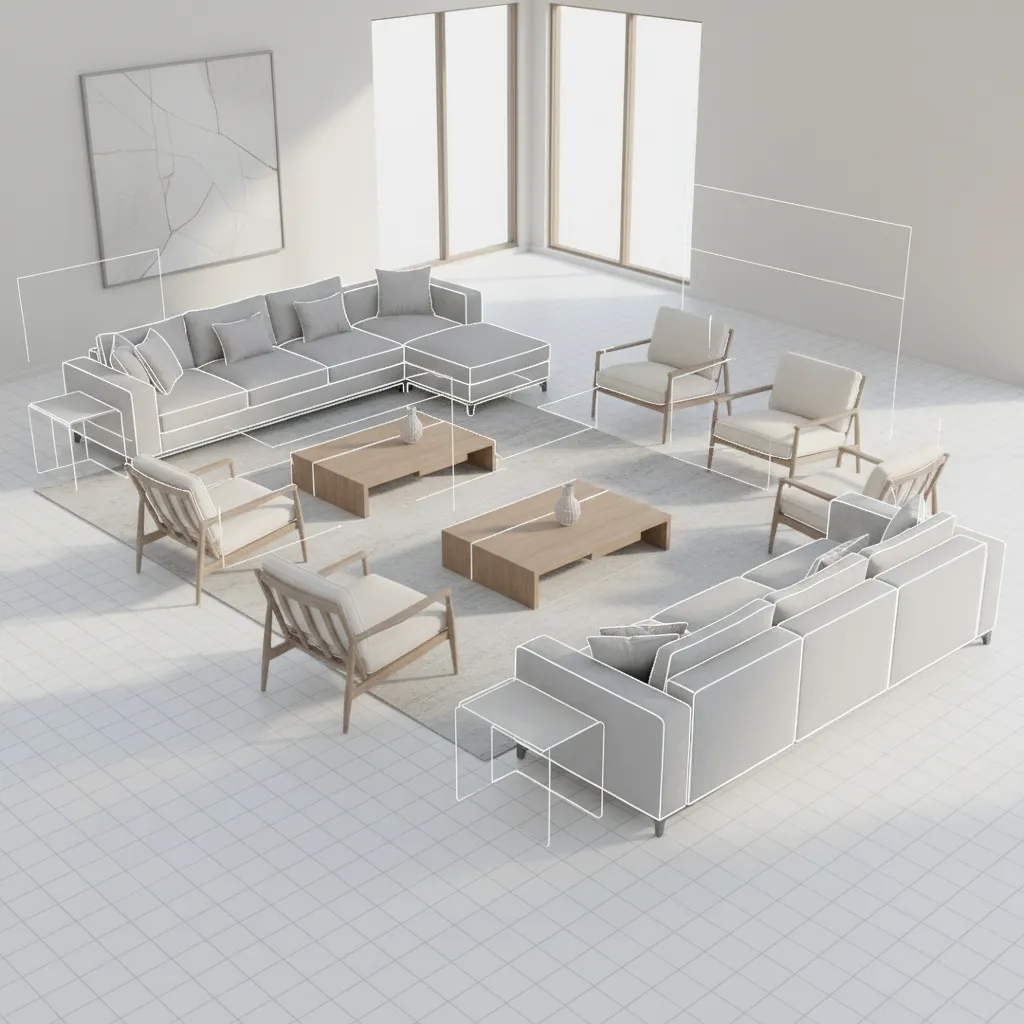 furniture placement planning inside interior design software 3D layout