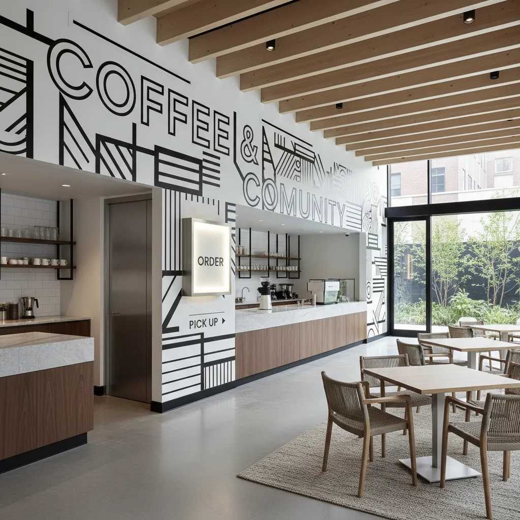 Diseño de interiores junto con diseño gráfico: cómo integrarlos