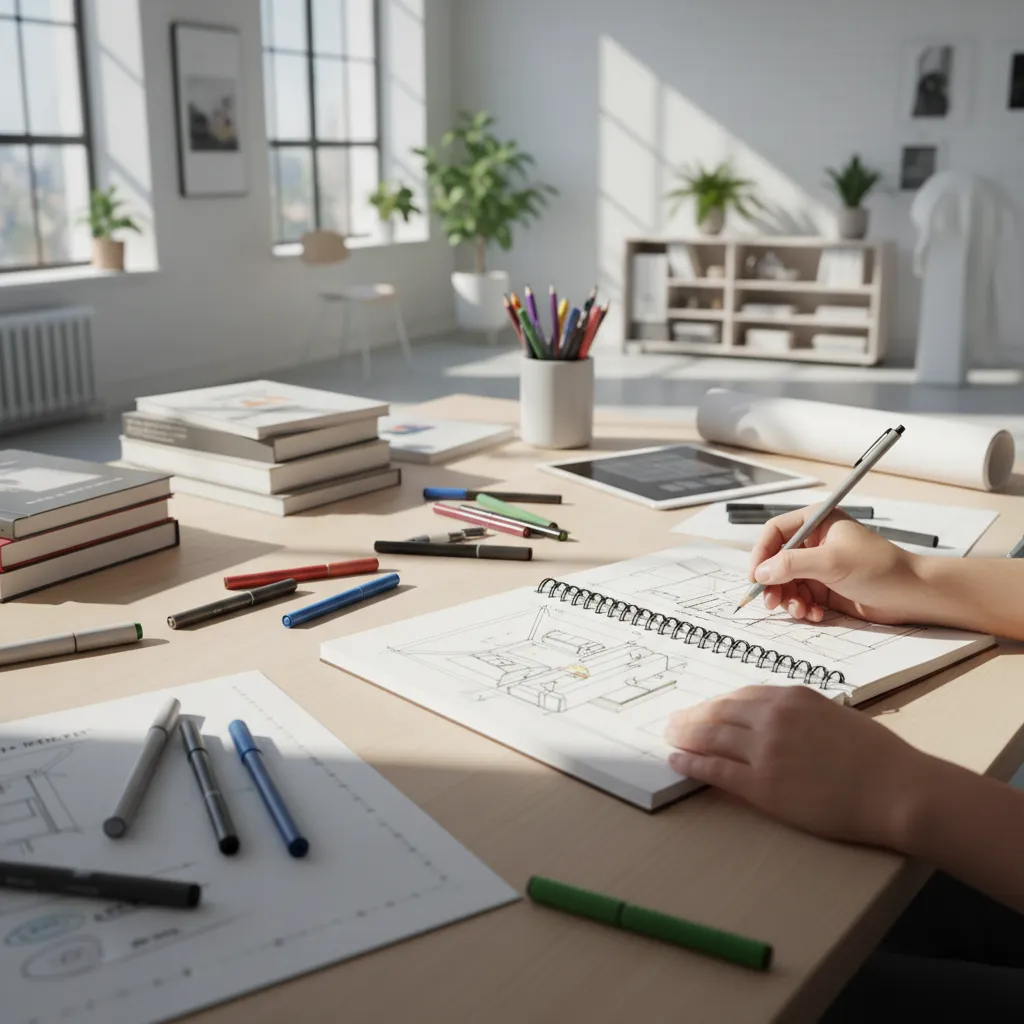 Dibujo a mano alzada para diseñadores de interiores PDF gratis