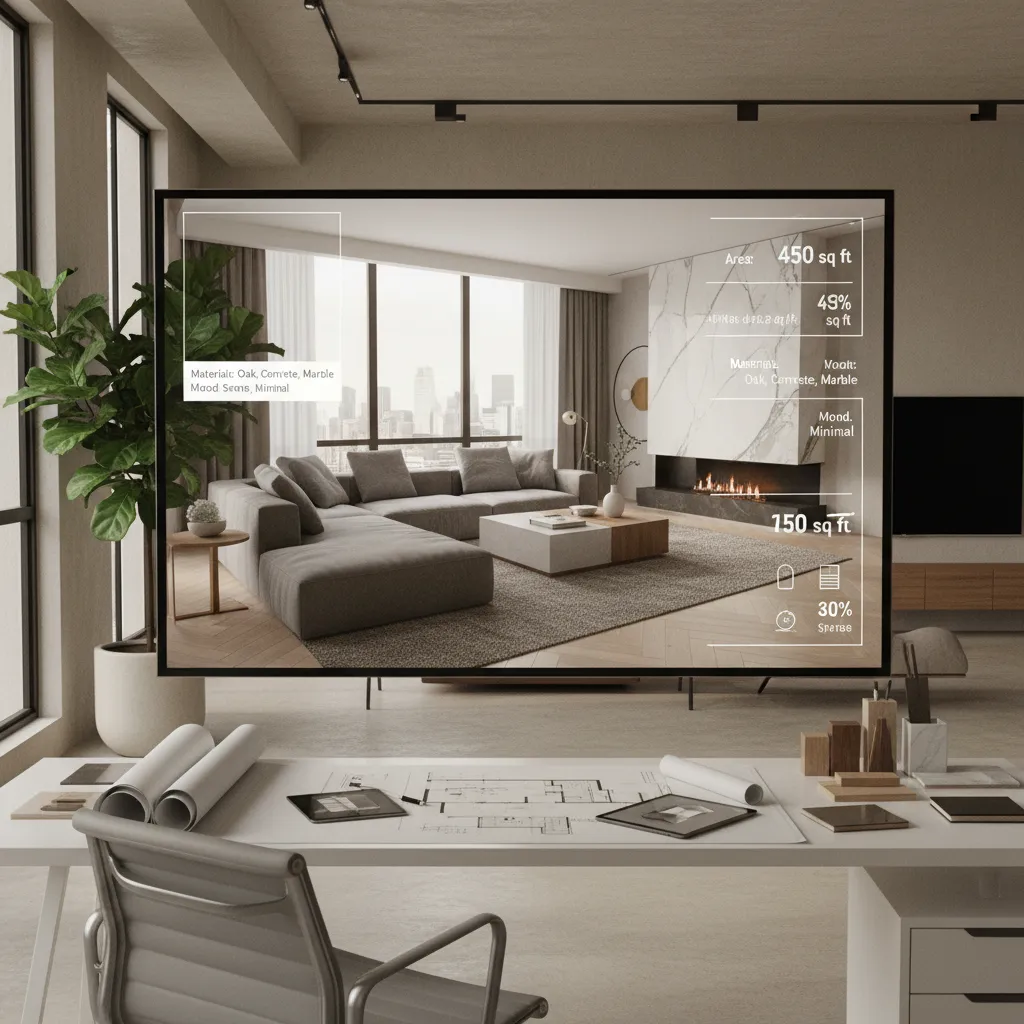 Proyectos de decoración de interiores con infografías