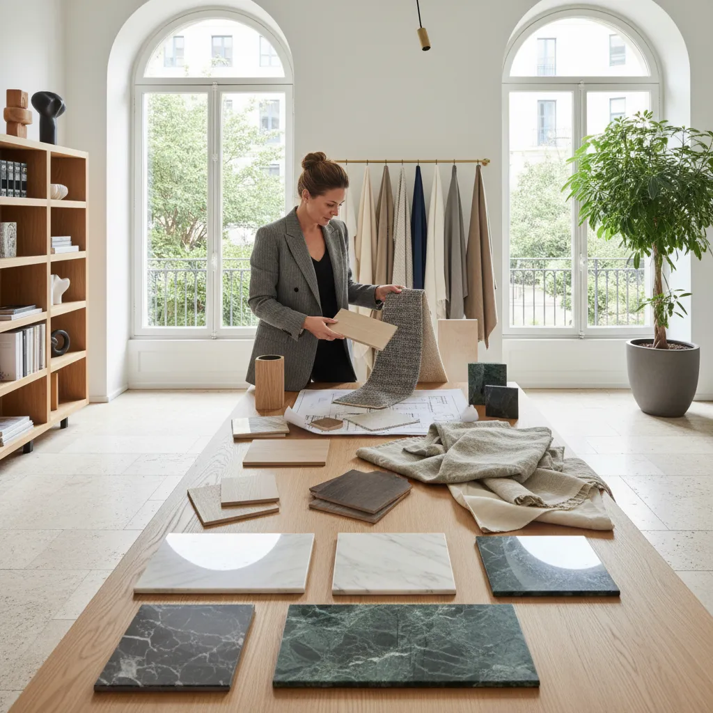 Selección de materiales para un proyecto de interiorismo