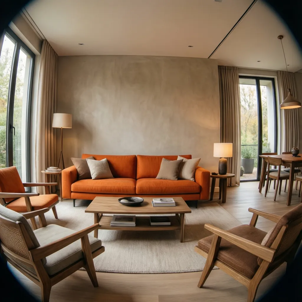 Diseño de interiores: cómo combinar con el naranja