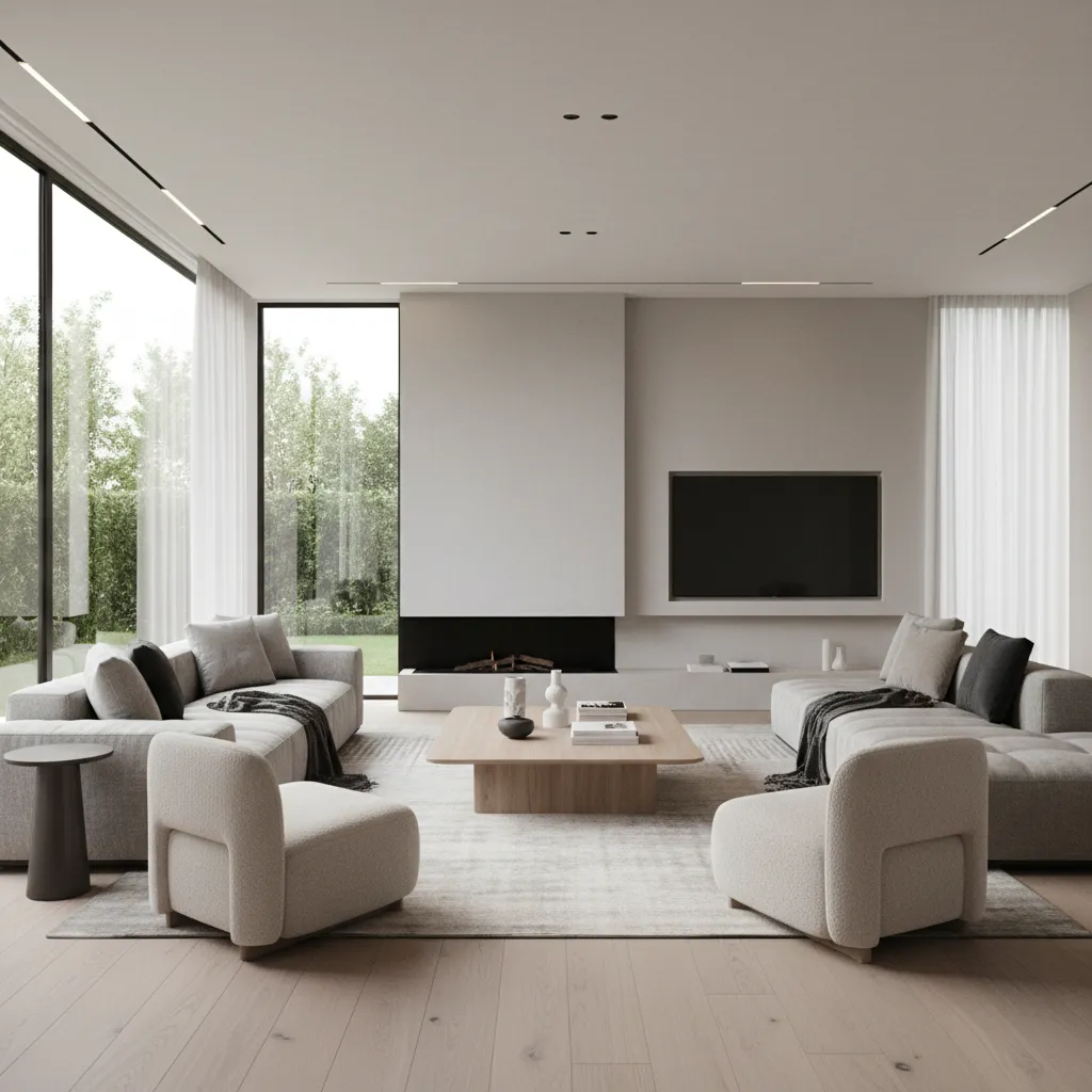 high quality interior render used in student interior design portfolio
