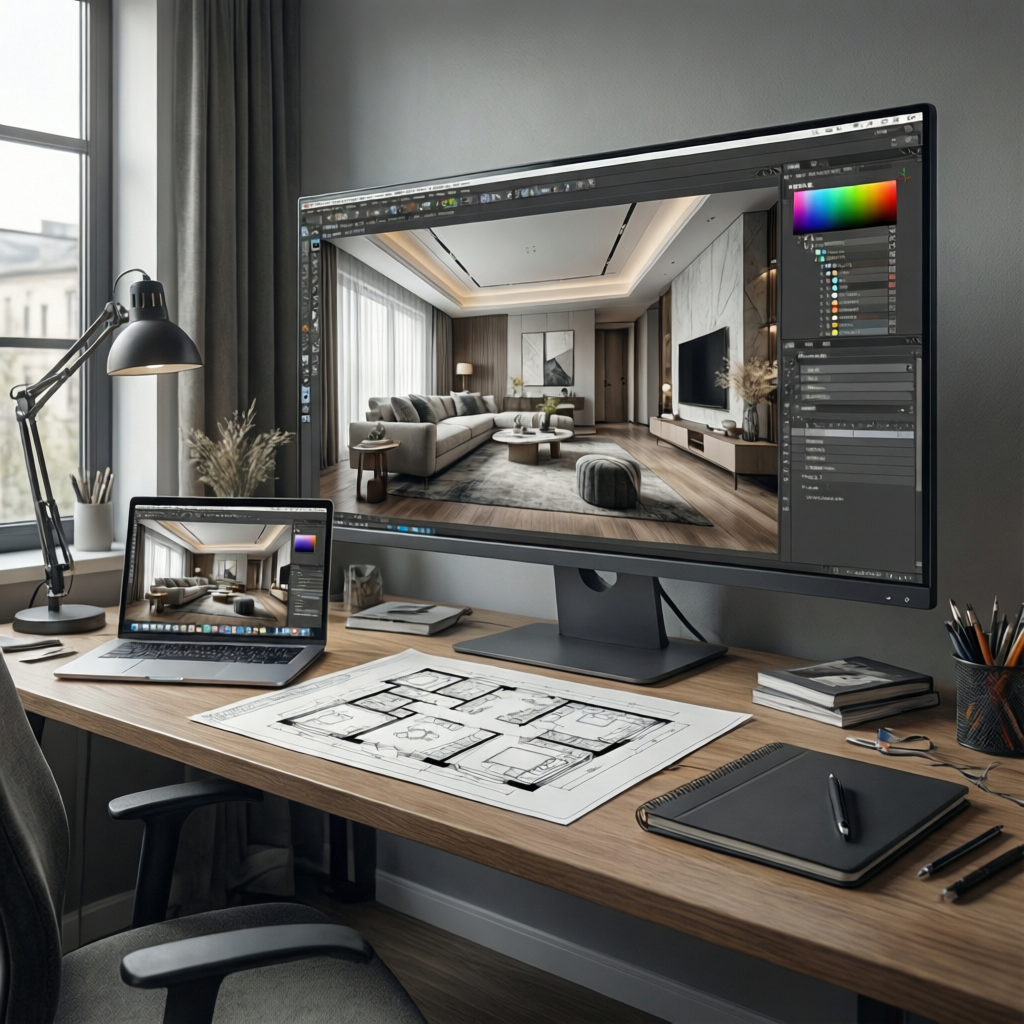 Interior Design Software for Beginners: SketchUp or AutoCAD?