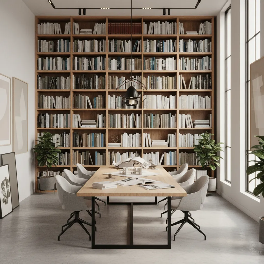 How Interior Design Firms Build and Organize Their Design Book Libraries