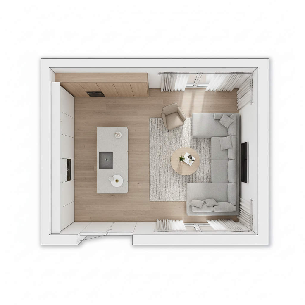 Cinema 4D en diseño de interiores