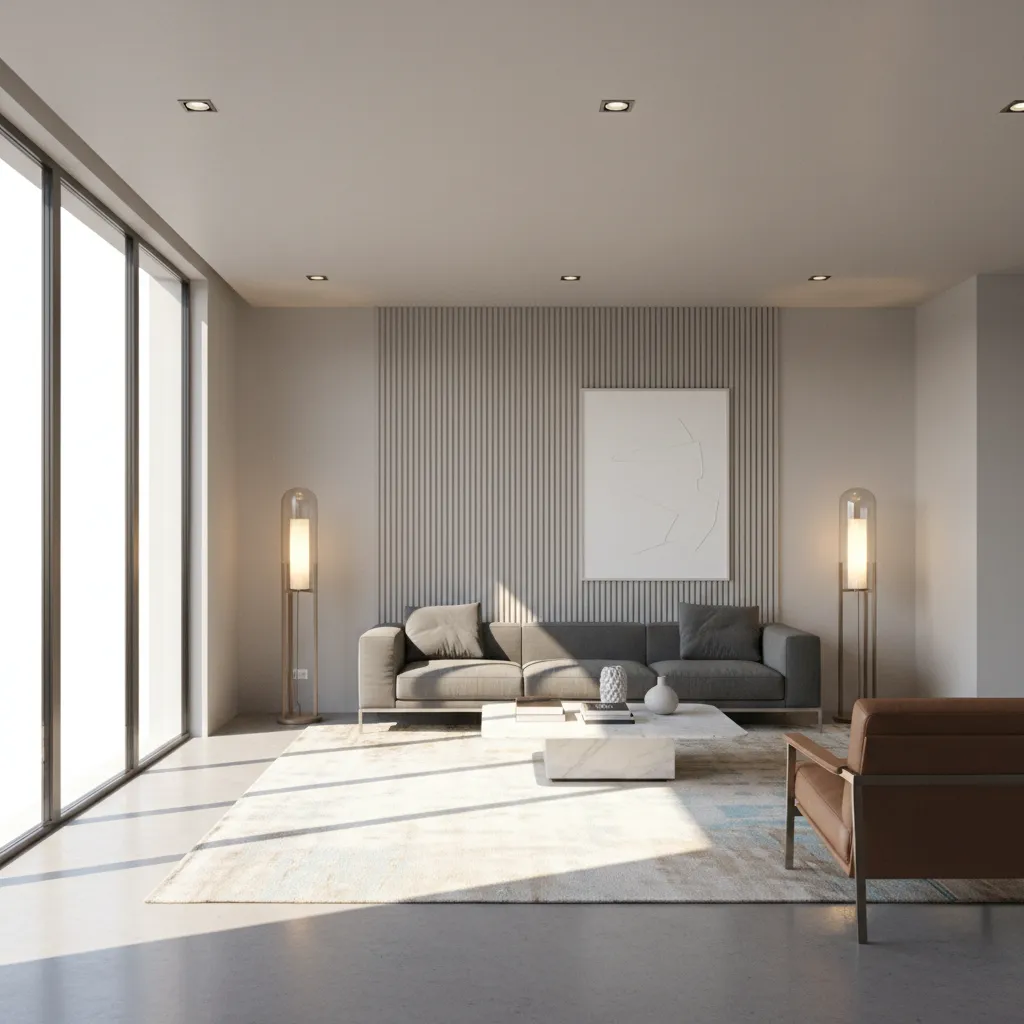 Interior lighting example showing directional light improving 3D depth