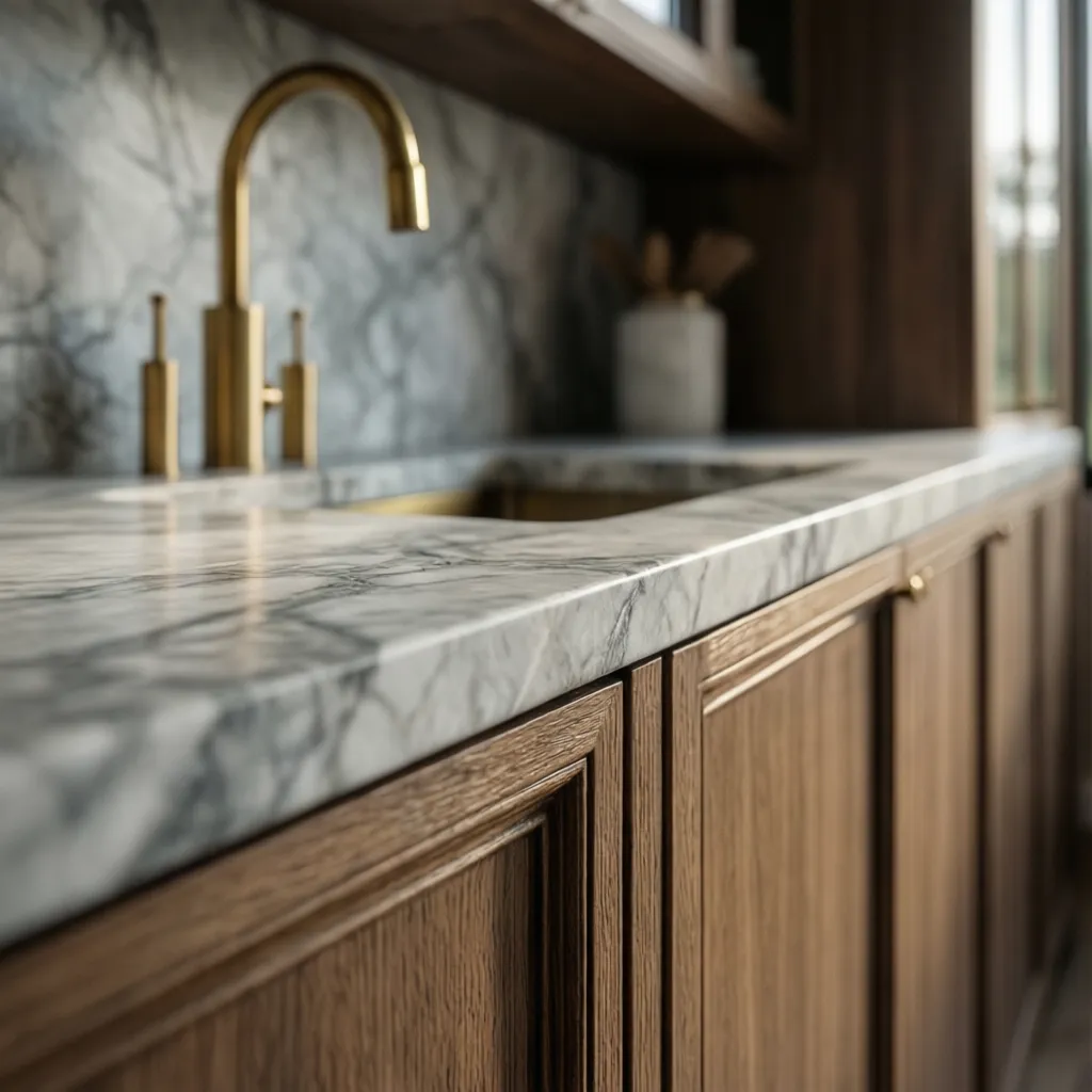 Detalle de materiales en un proyecto de interiorismo fotografiado para portfolio