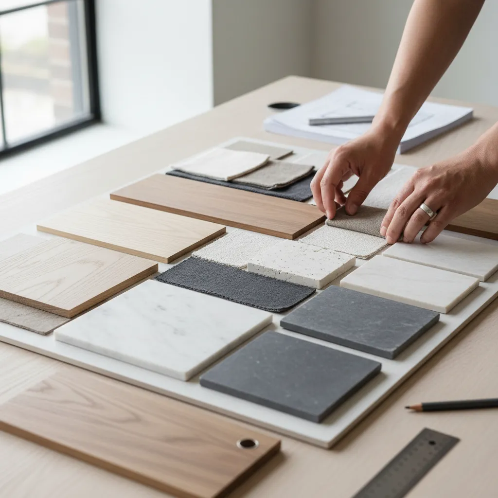 Selección de materiales para un proyecto de interiorismo