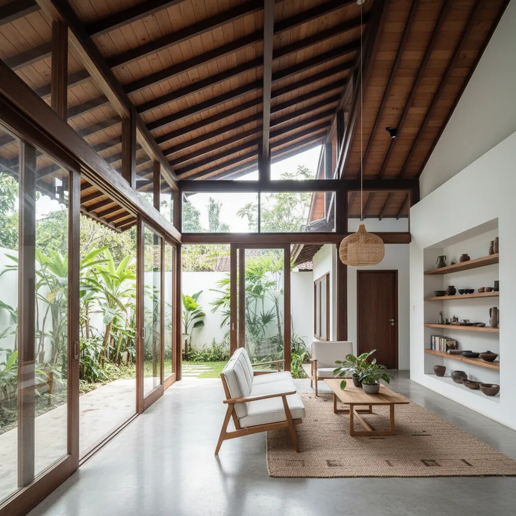 Interior modern dalam rumah jengki