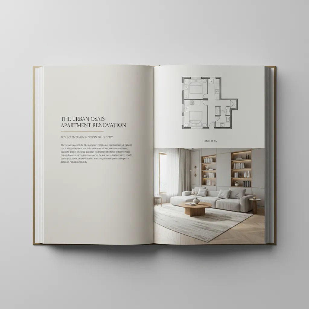 Ejemplo de descripción de proyecto dentro de un CV de interiorismo