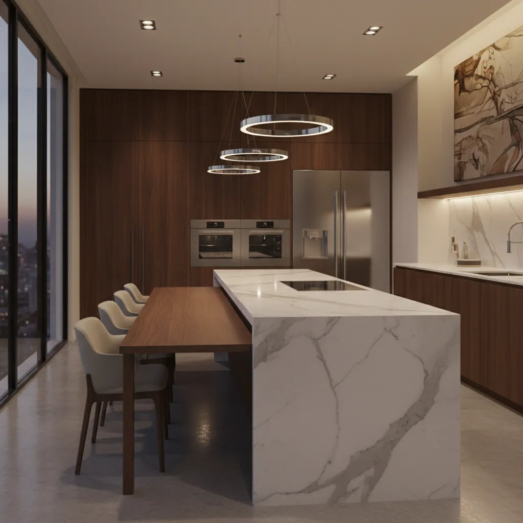 interior CGI rendering showing realistic lighting and materials