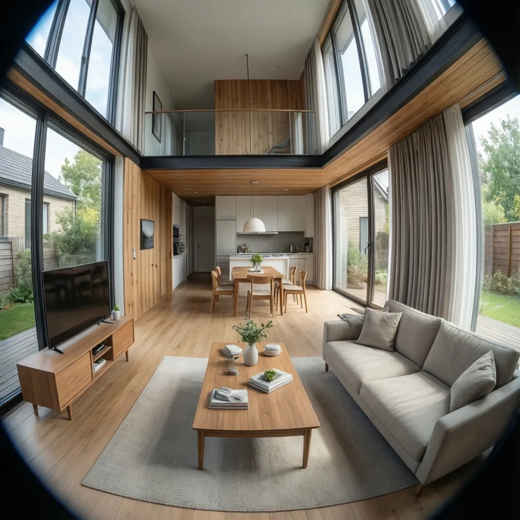 Interior rumah modern untuk rumah lebar 6 meter