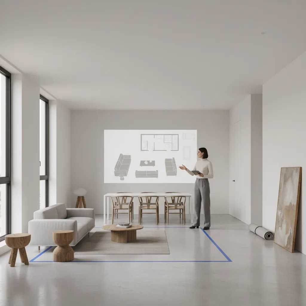 Planificación del espacio en el diseño de una vivienda