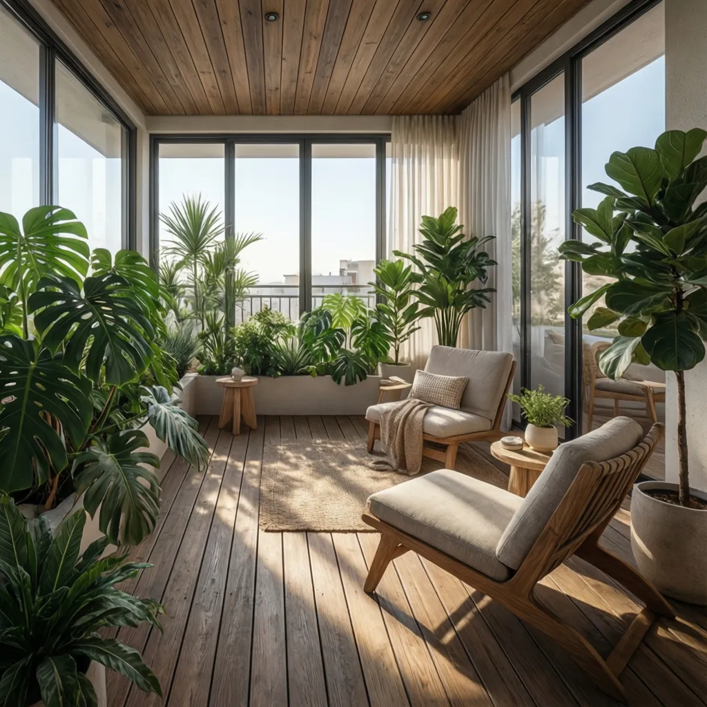 Diseño de terraza de interior: ideas y claves reales