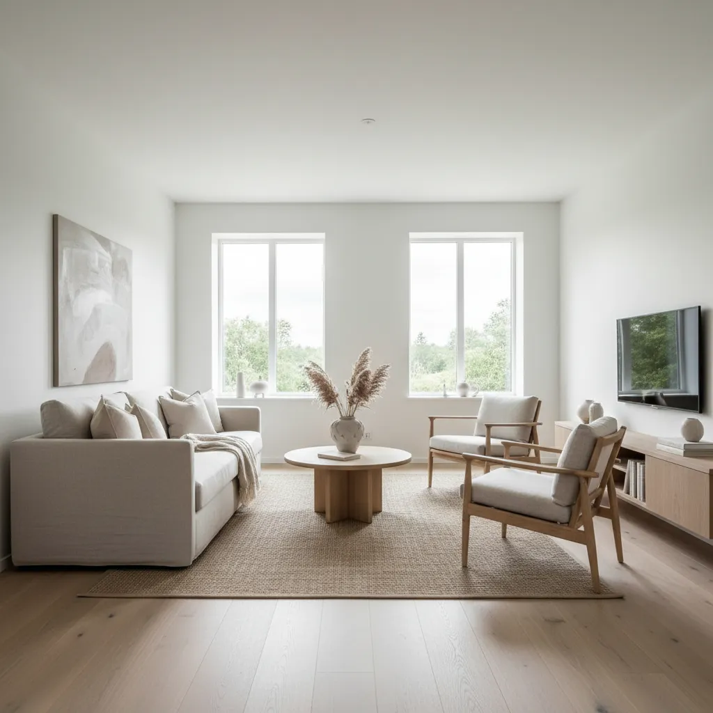 Diseños de interior en tonalidades claras