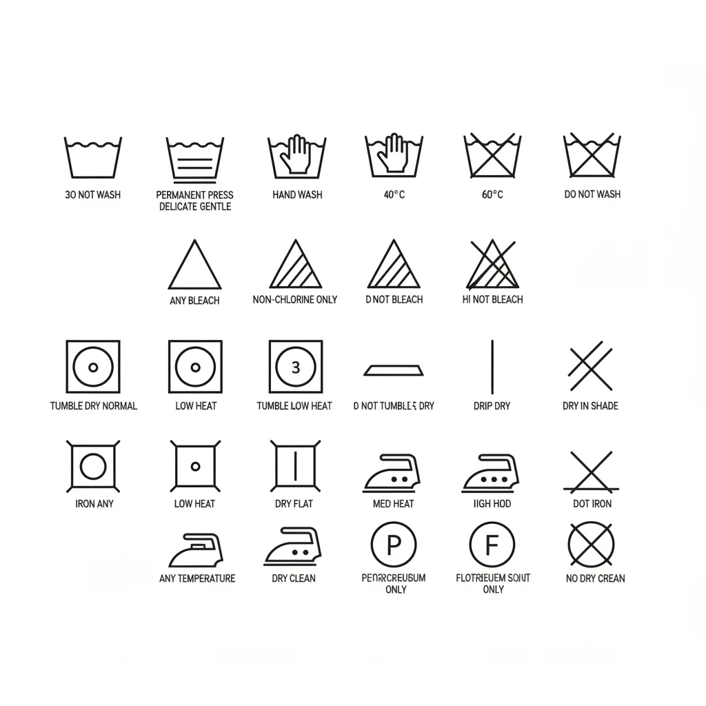 International Standards for Garment Care Labels