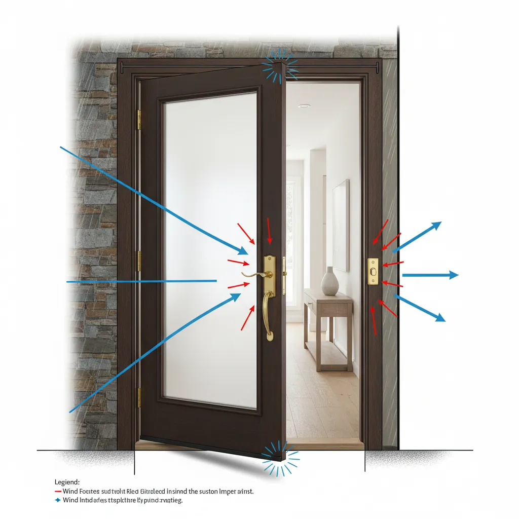 Why Inward Doors Are More Likely to Fail Under Wind Load