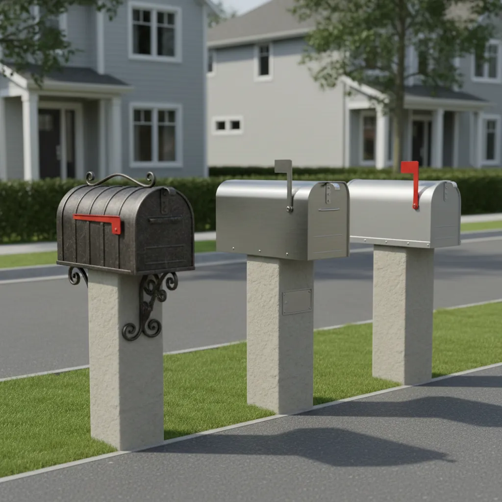 Iron Mail Box vs Steel and Aluminum Mailboxes: Material Comparison Guide