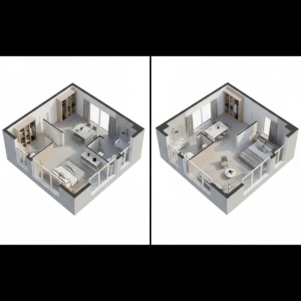 Isometric vs Perspective 3D Floor Plans: Key Differences and When to Use Each