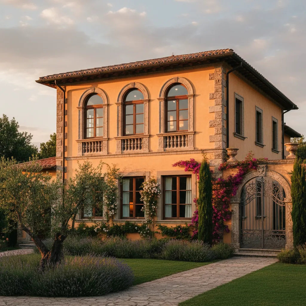 Diseños de casas estilo italiano que inspiran hoy