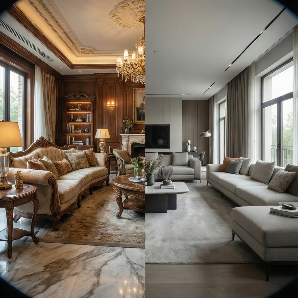 Italian Interior Design vs Modern Minimalist Design for Vastu-Compliant Homes
