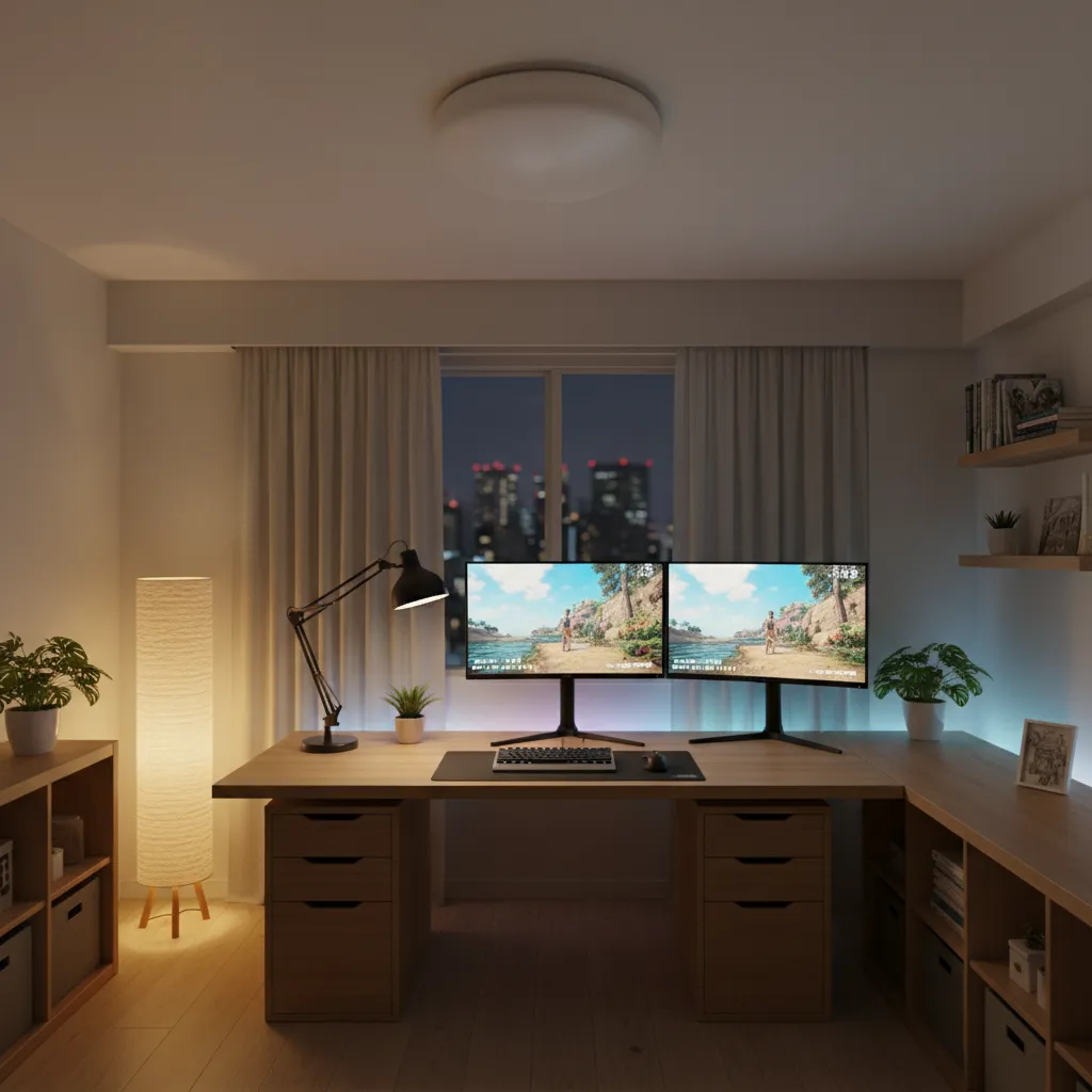 Tips 4: 光は“3レイヤー＋色温度”で整える（日本都市の夜に合わせる）