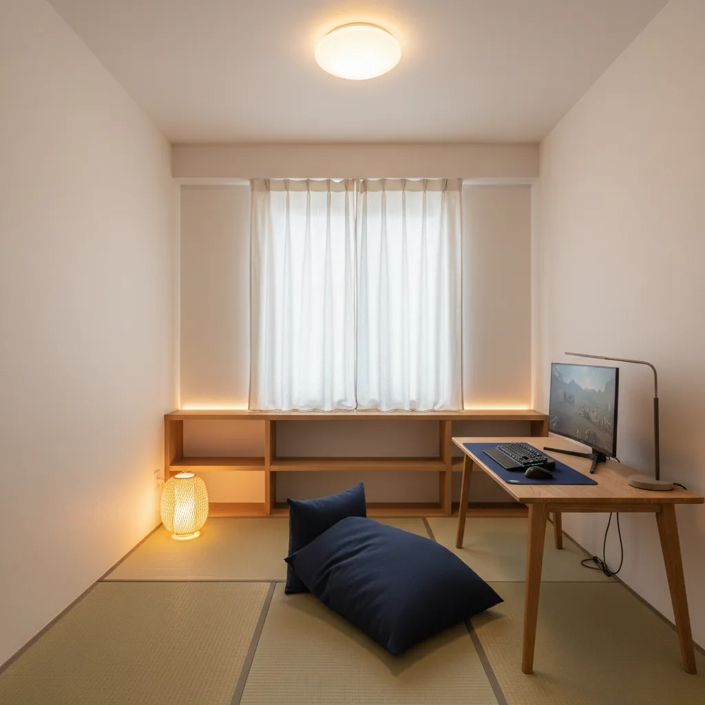 3. 日式風格の色と光で“没入”と“休息”を両立する