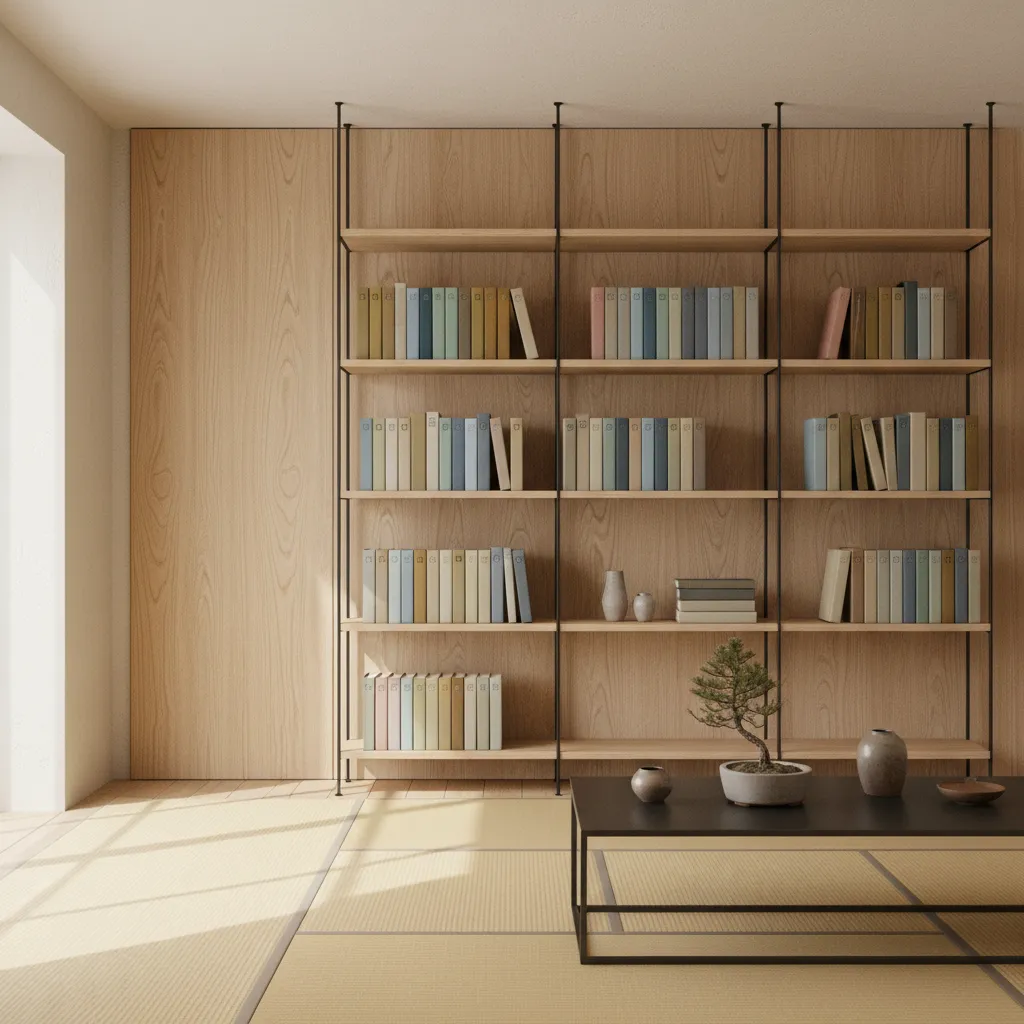 色と素材：日式風を軸に“落ち着く白”を整える