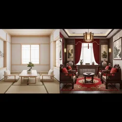 Japanese vs Chinese Oriental Interior Design Key Differences and Style Choices