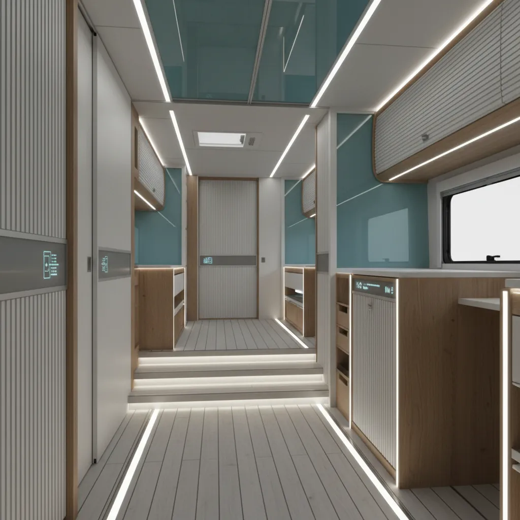 Jayco Class C Motorhome: Four-Slide Spatial Interface