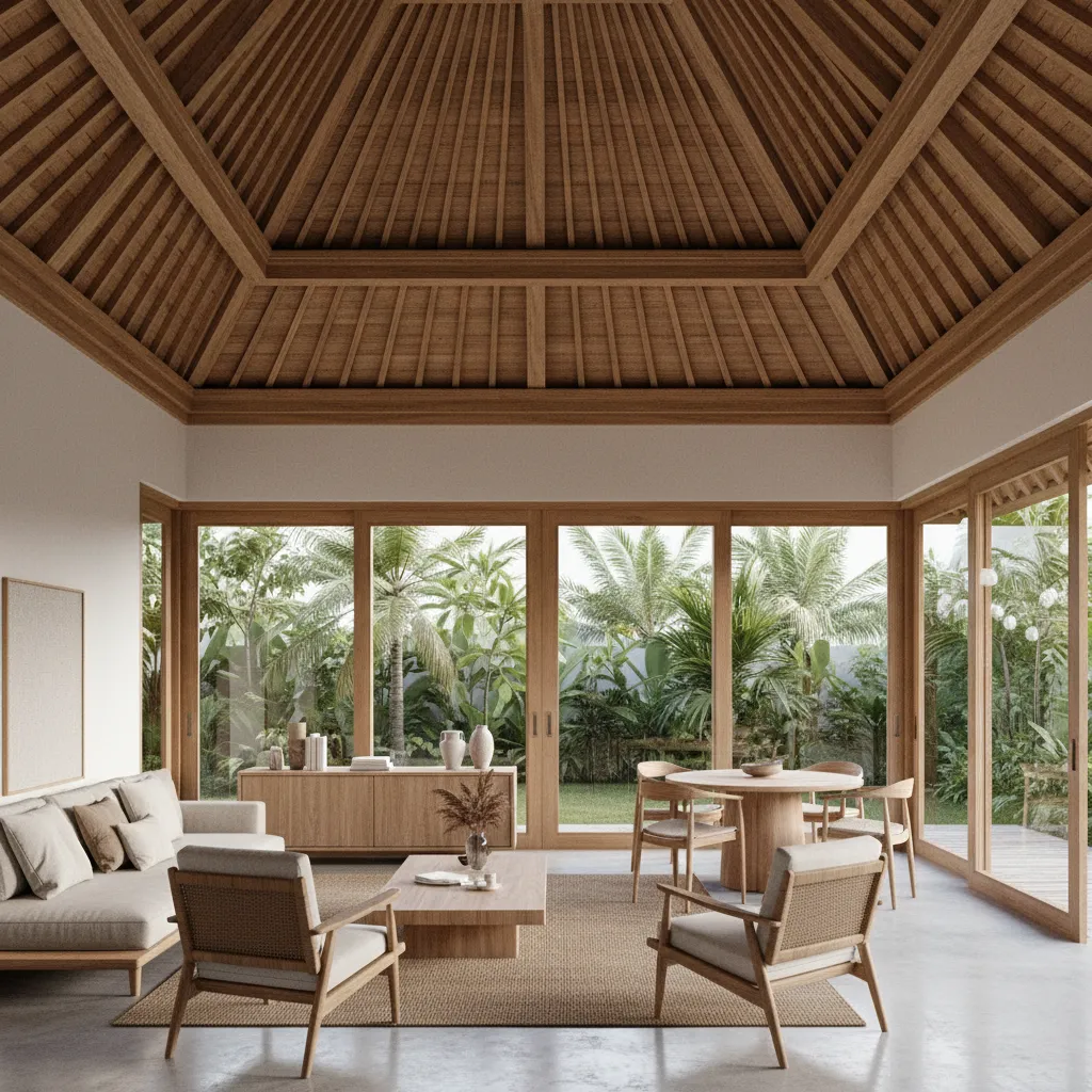 Adaptasi denah rumah Joglo modern